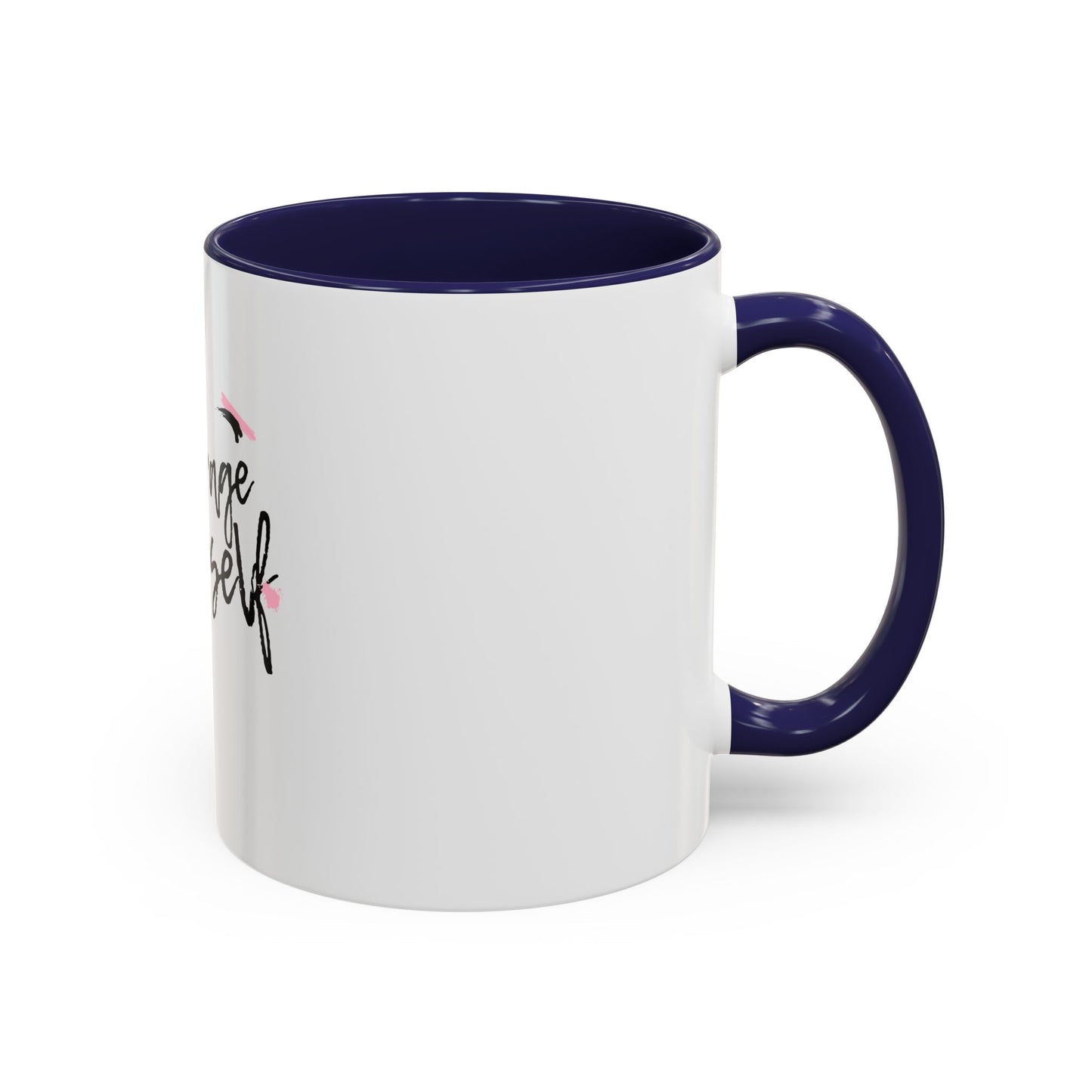 Encourage Yourself Coffee Mug | Motivational Mug | Inspirational Gift | Black Handle Mug | 11oz 15oz