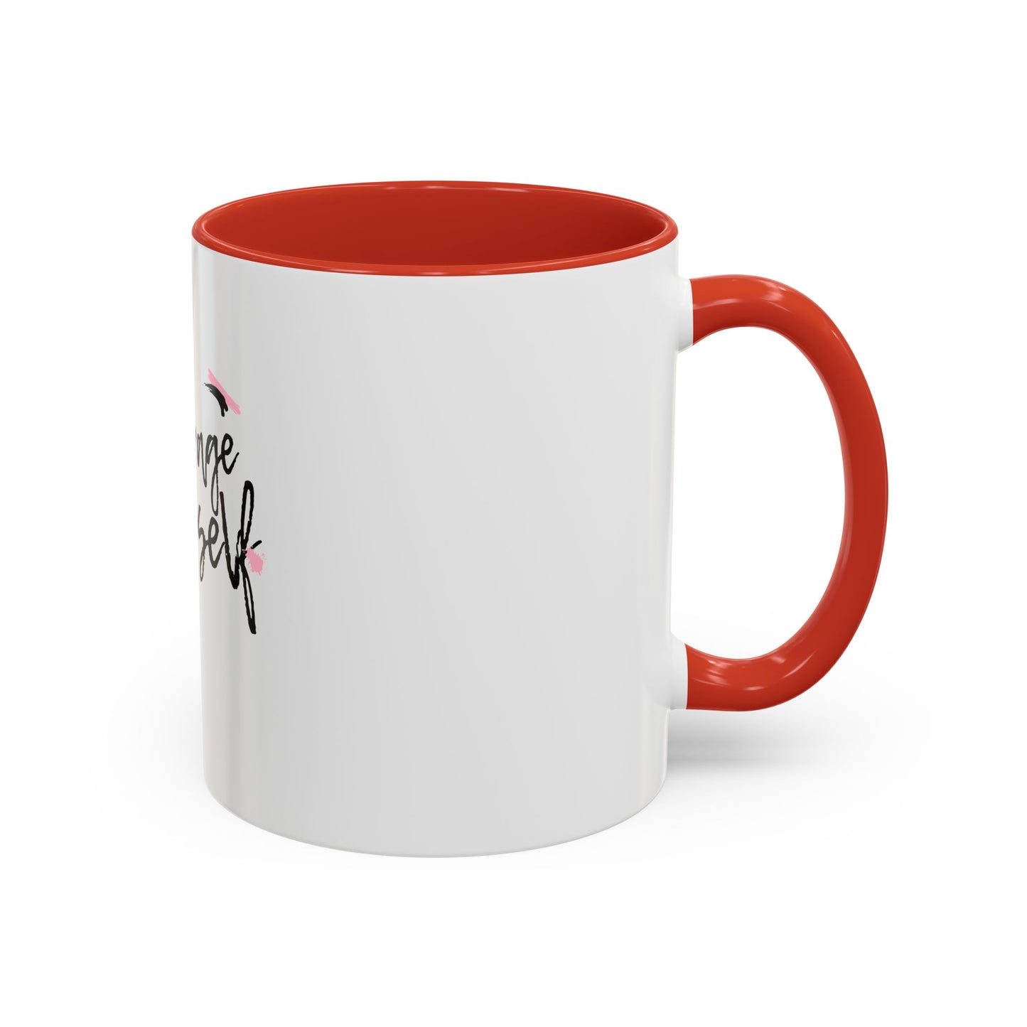 Encourage Yourself Coffee Mug | Motivational Mug | Inspirational Gift | Black Handle Mug | 11oz 15oz