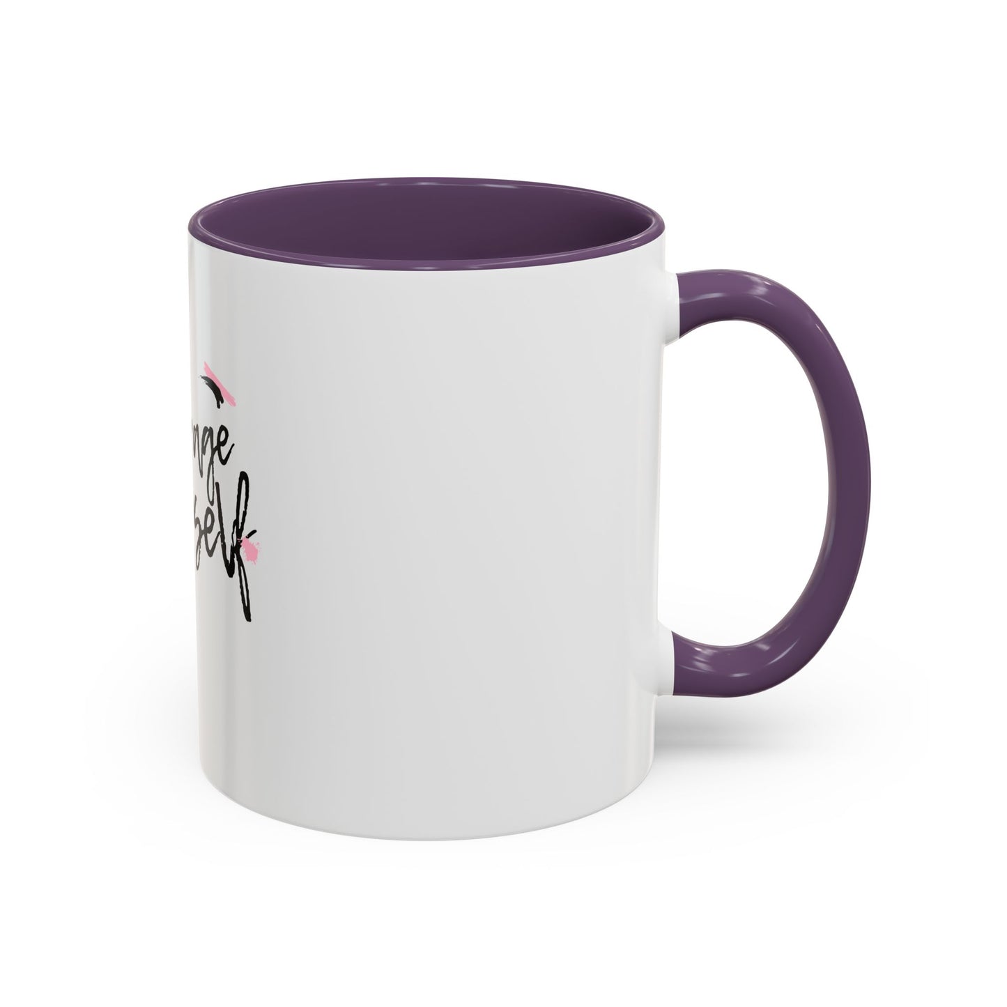 Encourage Yourself Coffee Mug | Motivational Mug | Inspirational Gift | Black Handle Mug | 11oz 15oz