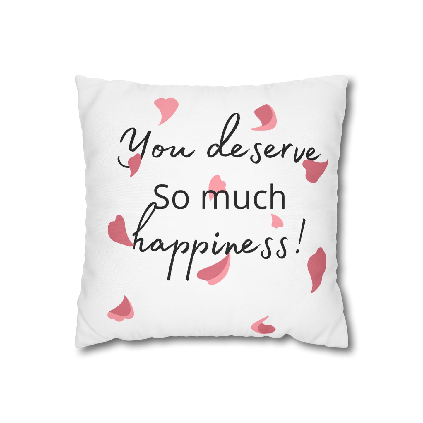 Uplifting Quote Pillowcase, Cozy Decor, Inspirational Gift, Home Accessories, Positive Vibes, Heartfelt Decor