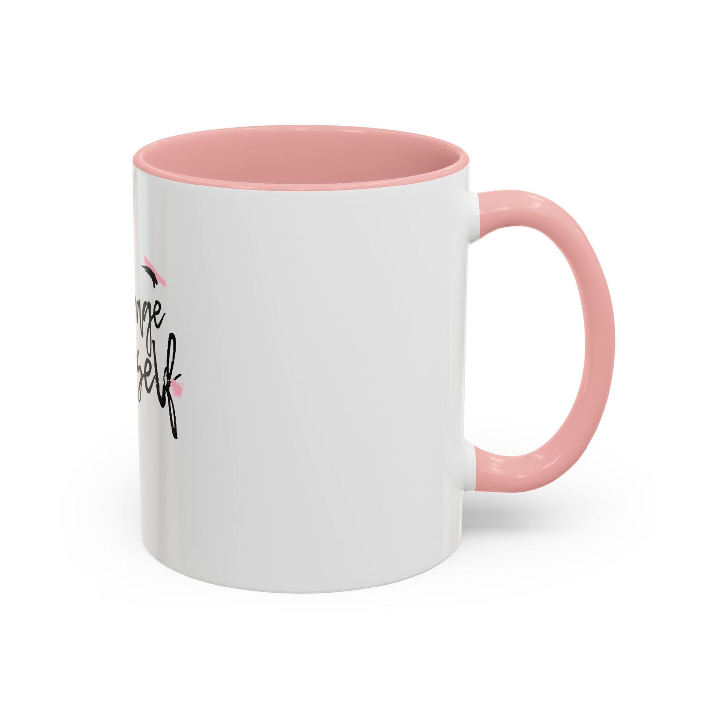 Encourage Yourself Coffee Mug | Motivational Mug | Inspirational Gift | Black Handle Mug | 11oz 15oz