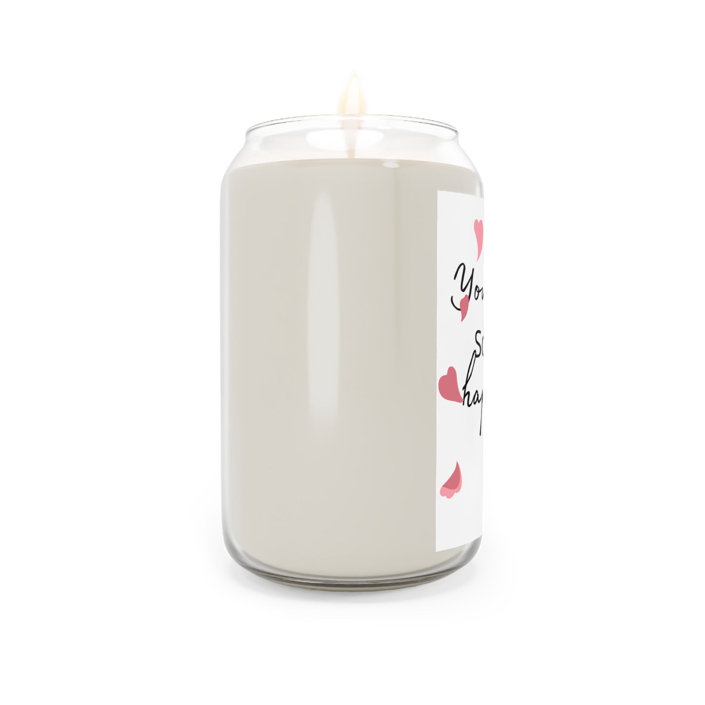 Blissful Scented Candle - You Deserve So Much Happiness! | Gift for Her, Home Decor, Relaxation, Self-Care, Birthday Present